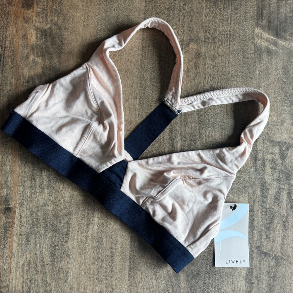 NWT Lively Madewell Bra Wireless in Talm / Medium